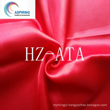 100% Polyester Satin Fabric 140G/M 58/60"for Garment